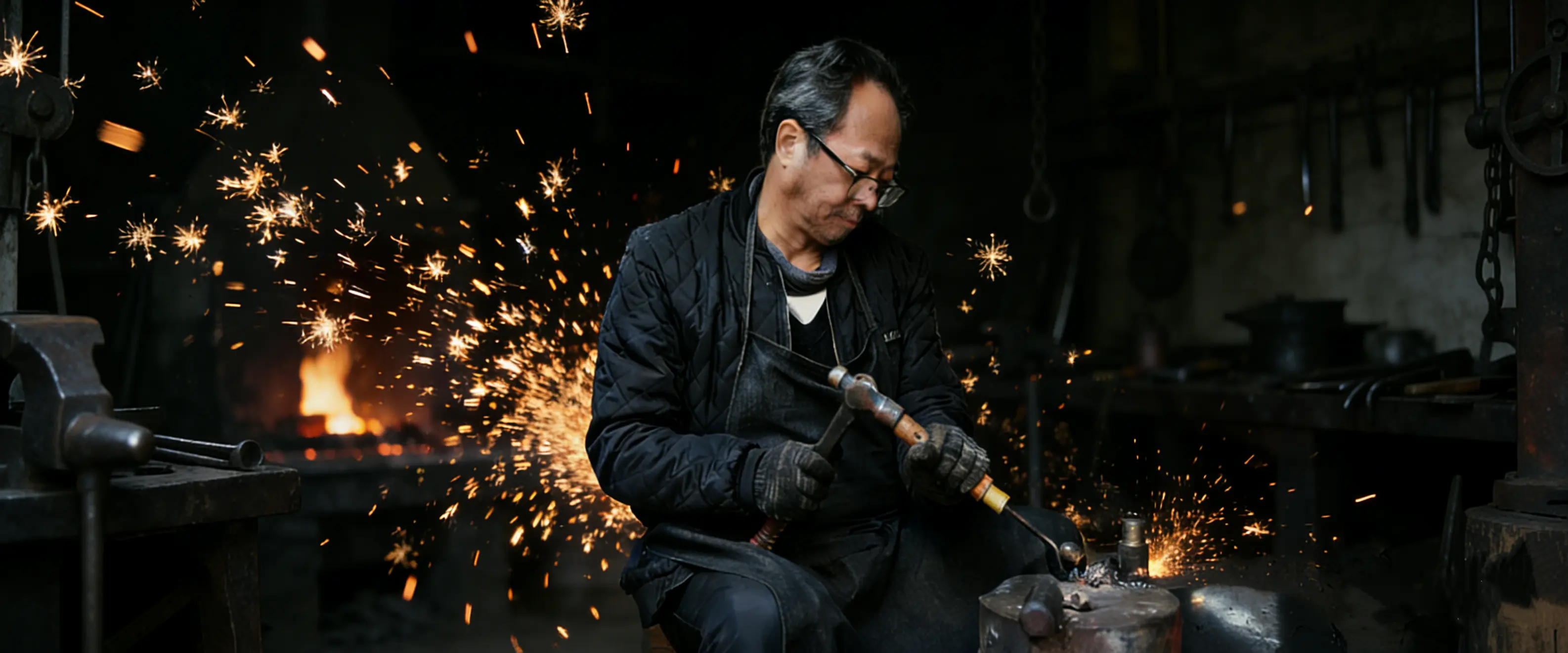张锅匠非遗手工铁锅